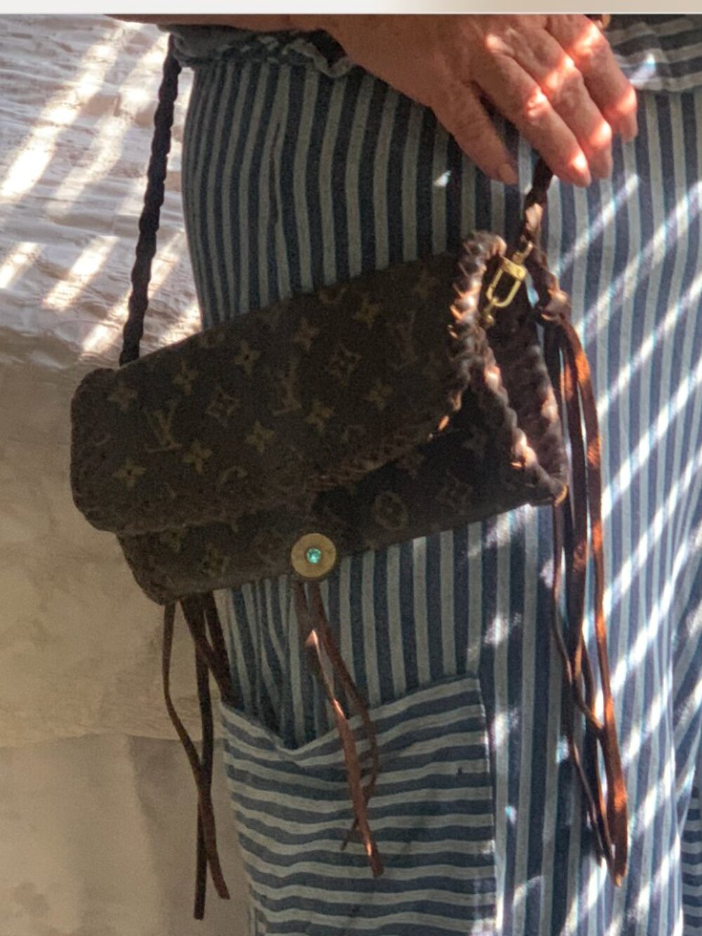 Louis Vuitton- Re Purposed  Monogram Crossbody - Picture 2 of 7